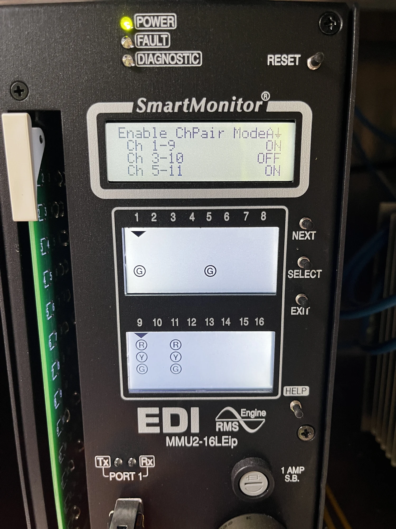 Electronic conflict monitor display