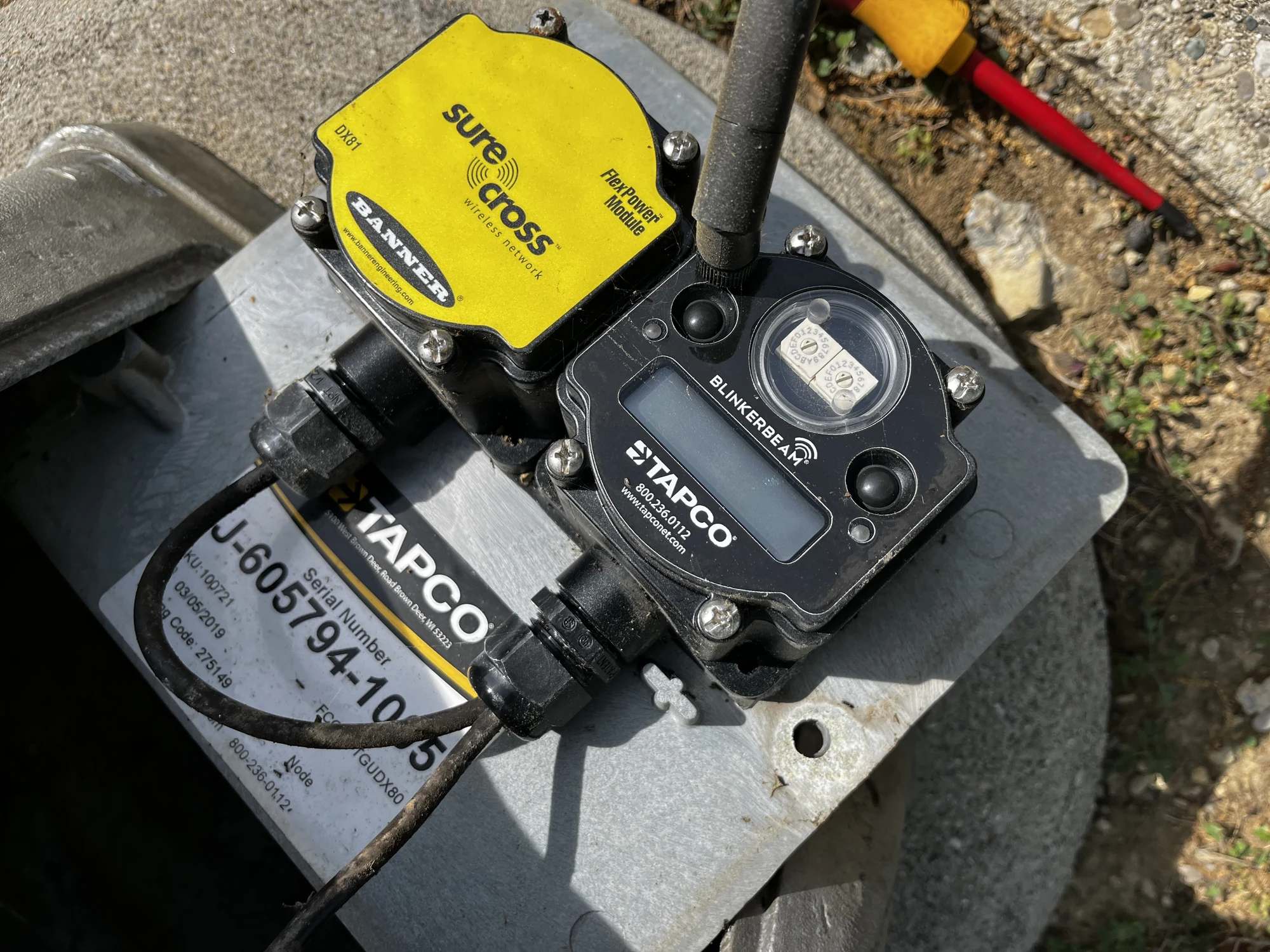RRFB crosswalk control equipment